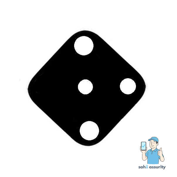 Camera Lens for Vivo X50e Black